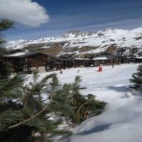 Vue des pistes de ski